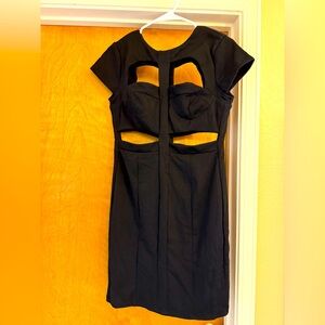 Chic Black Backless Dress